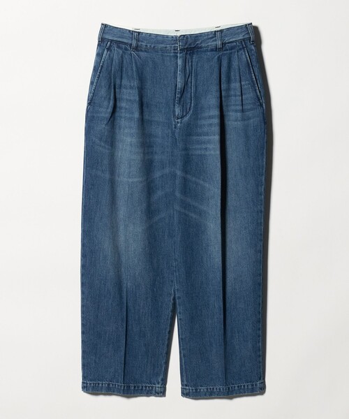 FARAH（ファーラー） ジーンズ 2タック ワイド デニム スラックス