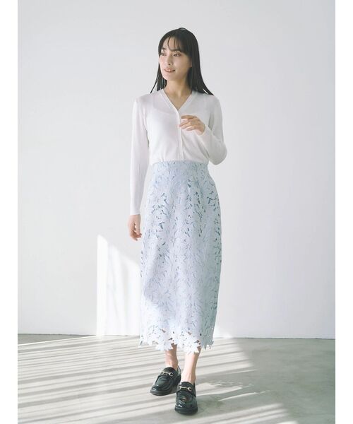 TONAL（トーナル） スカート 入学式 卒業式 ケミカルレースタイト