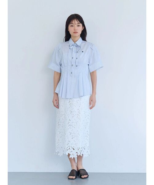 TONAL（トーナル） スカート 入学式 卒業式 ケミカルレースタイト