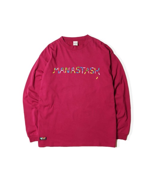 「MANASTASH」 長袖Tシャツ 2XL ホワイト メンズ_画像5