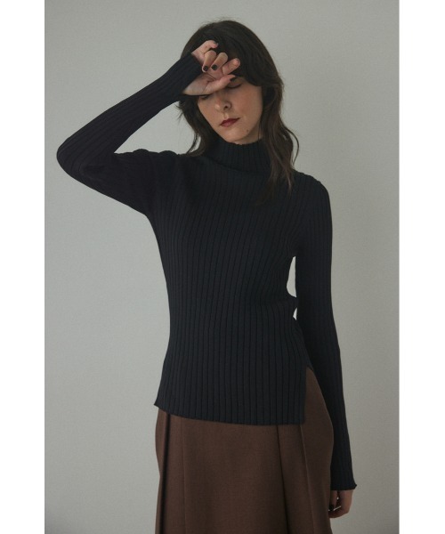 「BLACK BY MOUSSY」 長袖ニット FREE レッド レディース_画像6