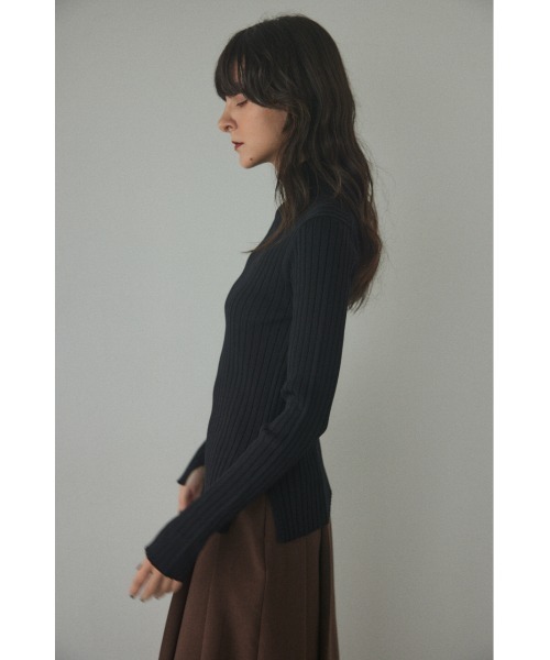 「BLACK BY MOUSSY」 長袖ニット FREE レッド レディース_画像8