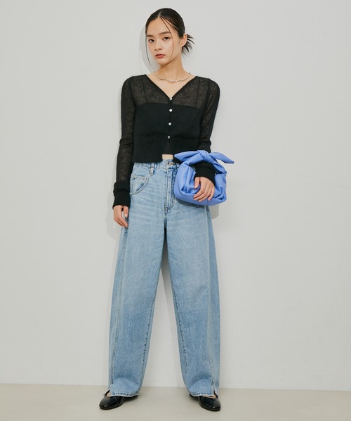 「ADAM ET ROPE'」 パンプス 23.5cm シルバー レディース_画像4