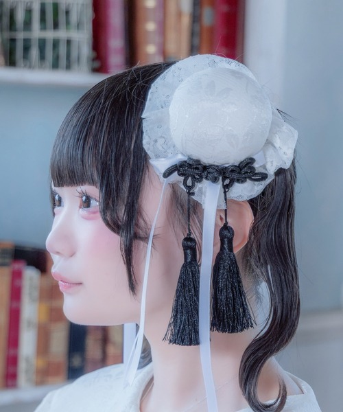 Whinny ヘアクリップ Whinny/「2個セット」ぱんだなりきりぽんぽん
