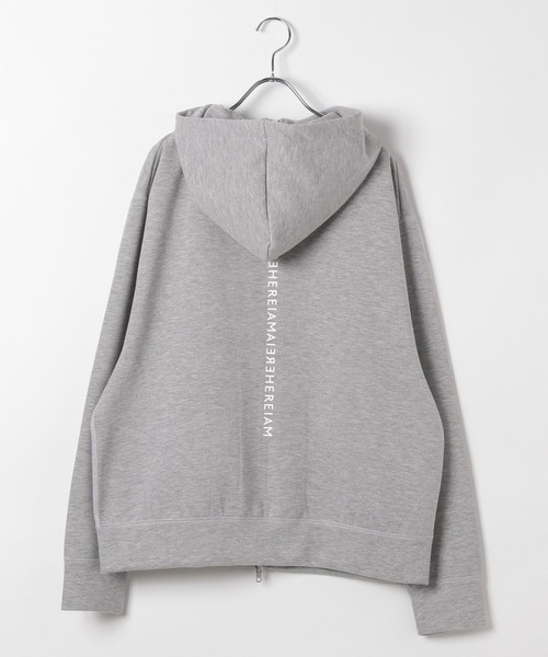 「HEREIAM」 ジップアップパーカー MEDIUM ホワイト メンズ_画像8