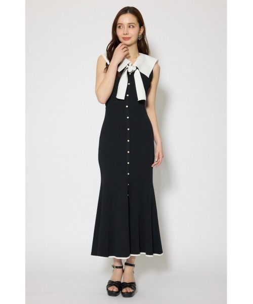 リエンダ ワンピース ドレス 新品 rienda（リエンダ） ワンピース セーラーカラーニットマーメイド