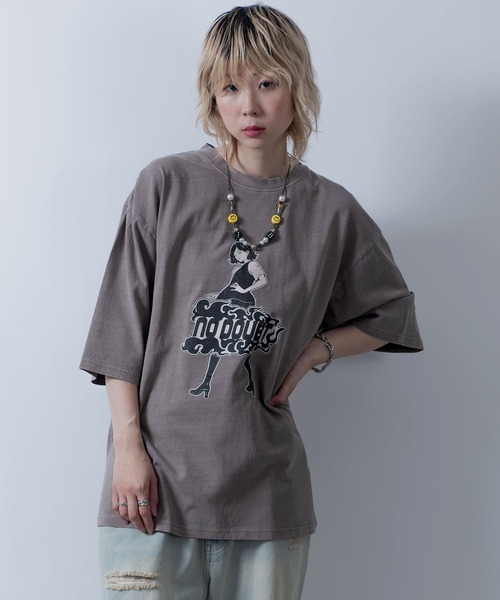 「Starting Over」 半袖Tシャツ M ブラック系その他 メンズ_画像8