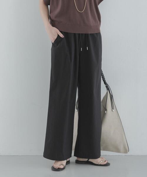 パンツ ハイスペイージーセミワイドパンツ レディースの画像