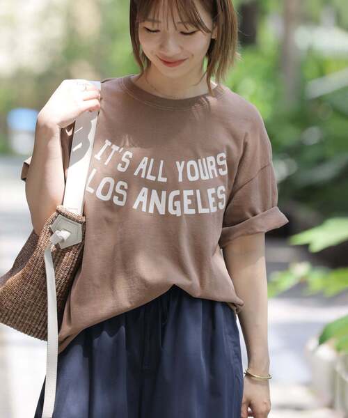 tシャツ 「追加」別注「THE DAY ON THE BEACH」カットオフTシャツ レディースの画像
