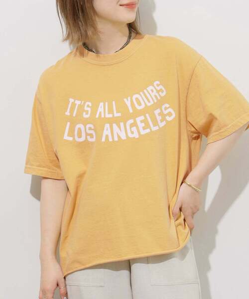 tシャツ 「追加」別注「THE DAY ON THE BEACH」カットオフTシャツ レディースの画像