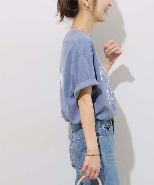 tシャツ 「追加」別注「THE DAY ON THE BEACH」カットオフTシャツ レディースの画像