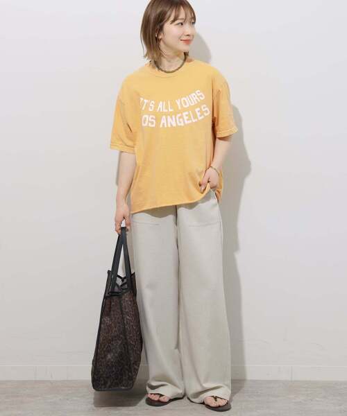 tシャツ 「追加」別注「THE DAY ON THE BEACH」カットオフTシャツ レディースの画像