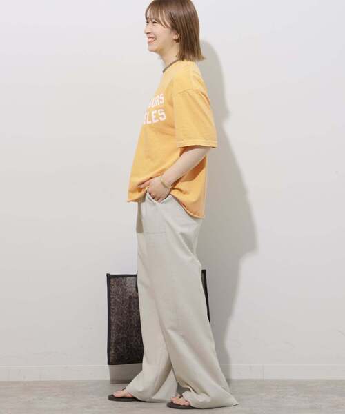 tシャツ 「追加」別注「THE DAY ON THE BEACH」カットオフTシャツ レディースの画像