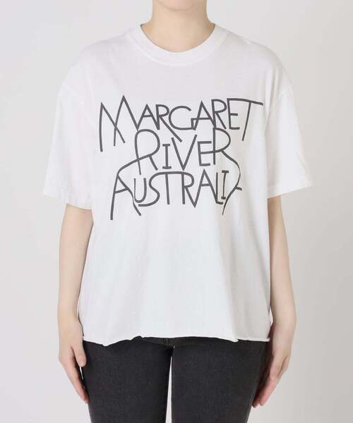 tシャツ 「追加」別注「THE DAY ON THE BEACH」カットオフTシャツ レディースの画像
