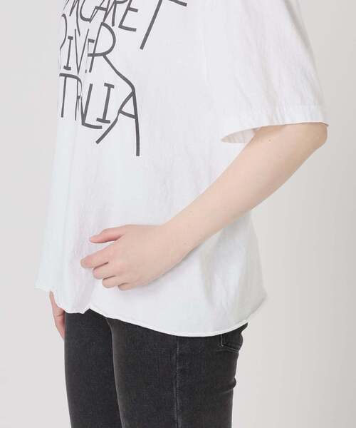 tシャツ 「追加」別注「THE DAY ON THE BEACH」カットオフTシャツ レディースの画像