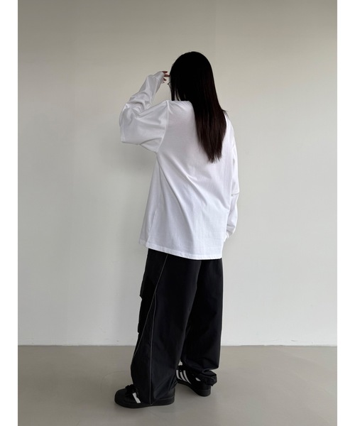 「Didot.showroom」 長袖カットソー FREE ホワイト レディース_画像3