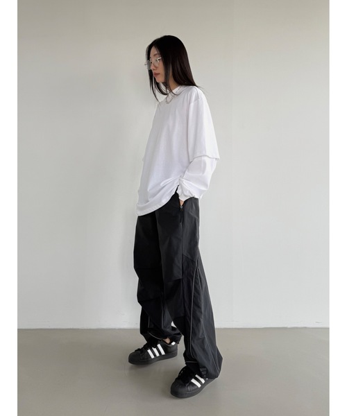 「Didot.showroom」 長袖カットソー FREE ホワイト レディース_画像4