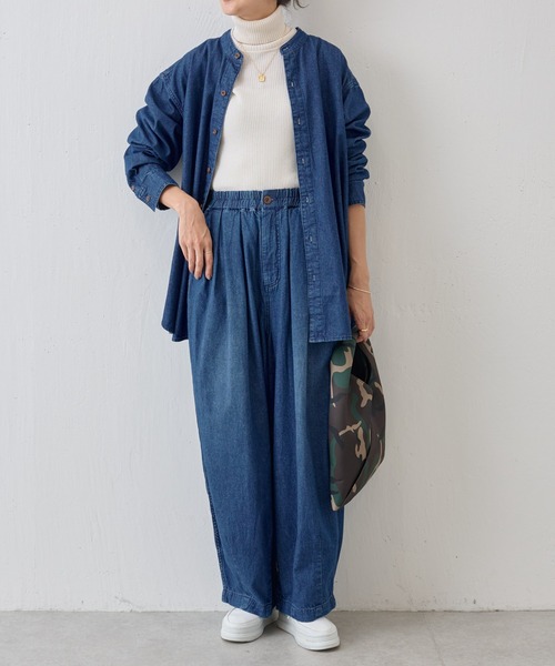 「BEARDSLEY」 ジーンズズボン下 S 青味 レディース