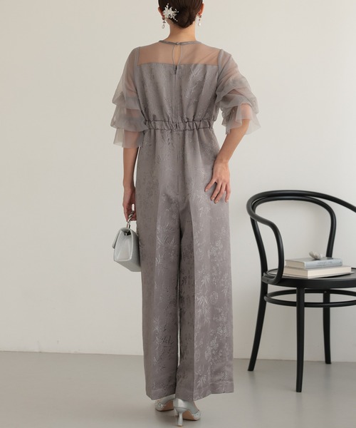 ドレス 「haremode」レースジャガードオールインワンドレス 325282_13