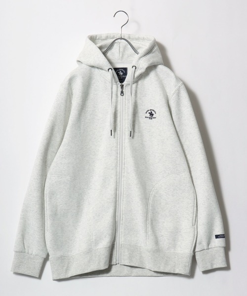「Santa Barbara Polo & Racquet Club」 ジップアップパーカー M ネイビー レディース_画像2