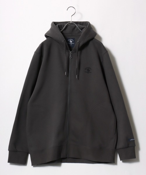 「Santa Barbara Polo & Racquet Club」 ジップアップパーカー M ネイビー レディース_画像6