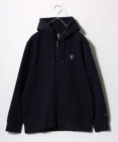 「Santa Barbara Polo & Racquet Club」 ジップアップパーカー M ネイビー レディース_画像8