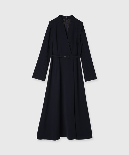 「anuans」 長袖ワンピース X-SMALL ネイビー レディース_画像6