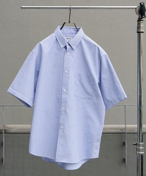 「FREAK'S STORE」 半袖シャツ LARGE ブルー メンズ_画像7