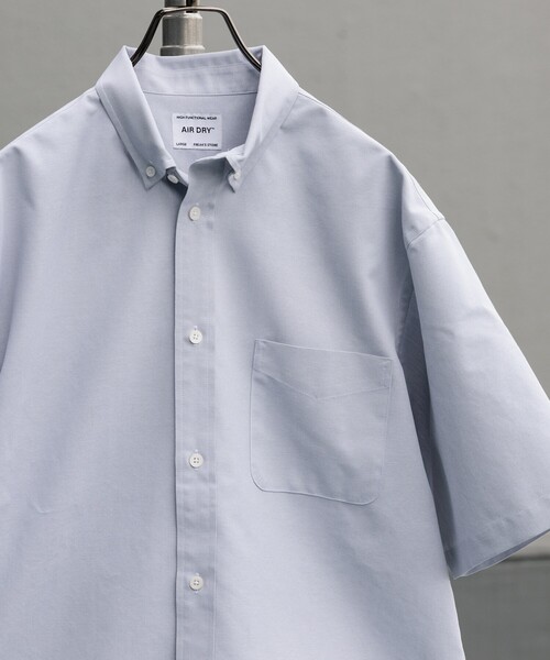 「FREAK'S STORE」 半袖シャツ LARGE ブルー メンズ_画像9