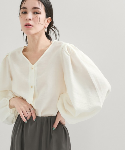 「LE CERCLE par rope'」 7分袖ブラウス FREE ホワイト レディース_画像8