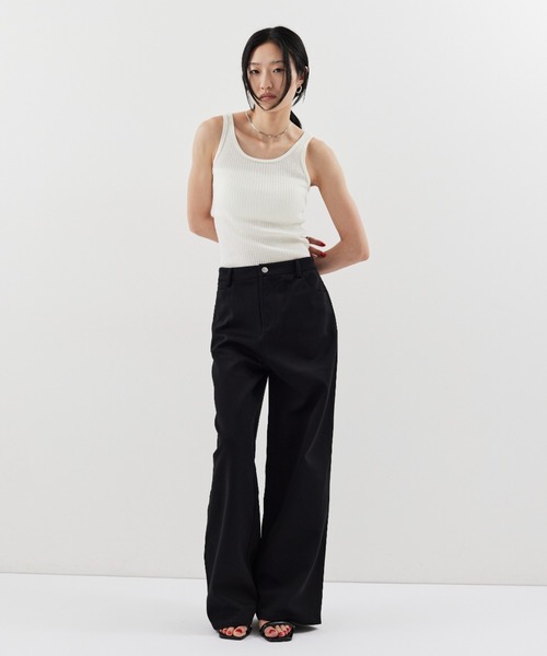「HANNE」 パンツ M グレー レディース_画像5