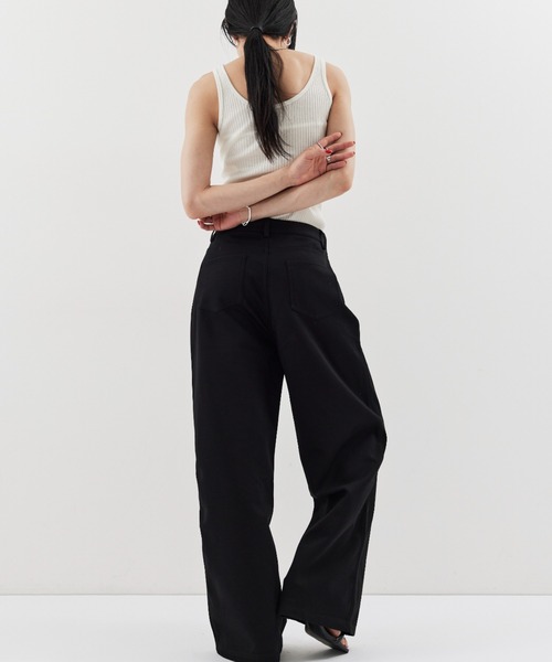 「HANNE」 パンツ M グレー レディース_画像8