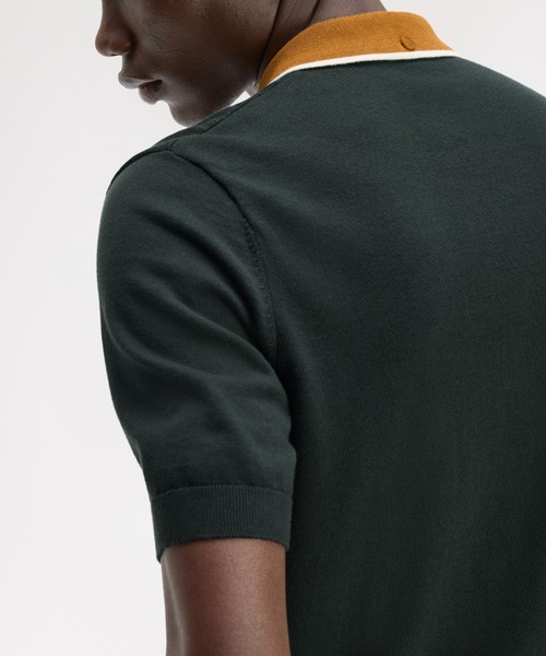 FRED PERRY（フレッドペリー） ポロシャツ 半袖 Cable Knit Shirt