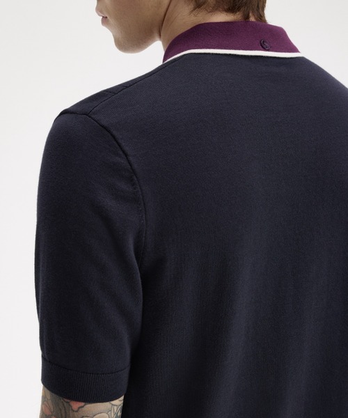 FRED PERRY（フレッドペリー） ポロシャツ 半袖 Cable Knit Shirt