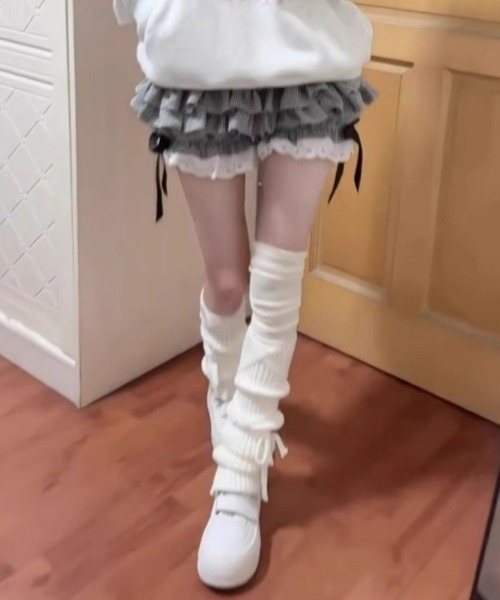 リズリサ　バルーン　ショートパンツ　リボン＆フリル　未使用 gossip!ロサンゼルス パンツ 「Y2Kガーリー」ティアードバルーン