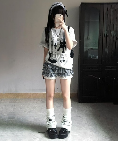 gossip!ロサンゼルス パンツ 「Y2Kガーリー」ティアードバルーン