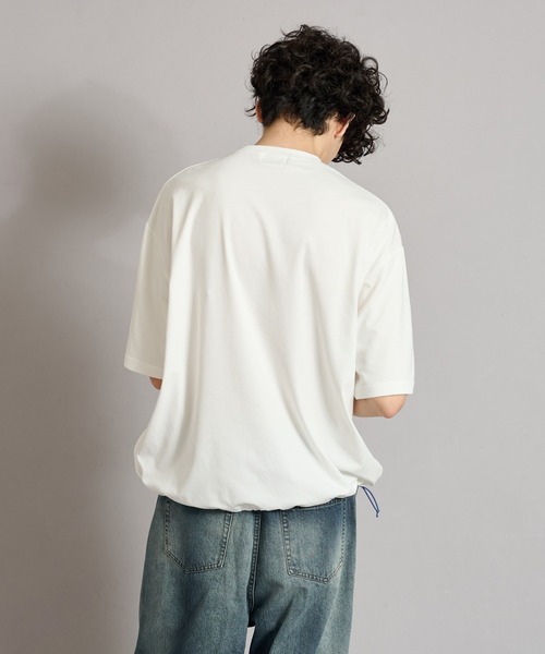 「WETTEMPT」 半袖Tシャツ MEDIUM 杢グレー メンズ_画像9