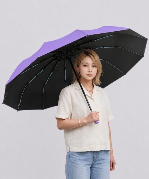 SORENA 日傘 折りたたみ傘 折り畳み 晴雨兼用 自動開閉 12本骨 晴雨