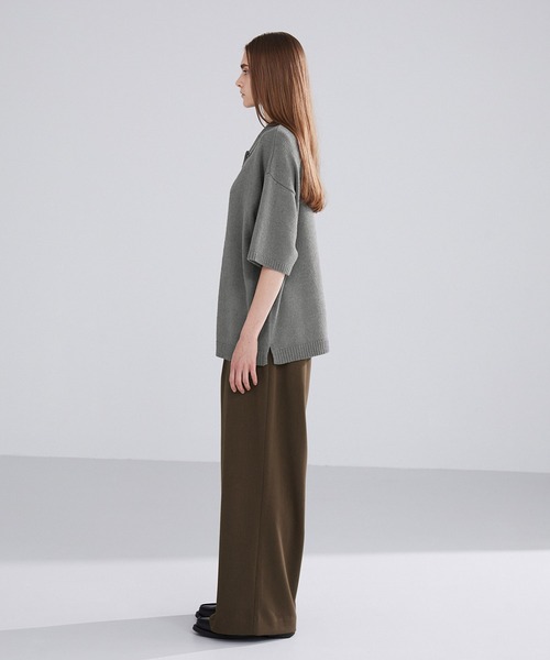 「LUENNA」 ニットカーディガン M ネイビー メンズ_画像4