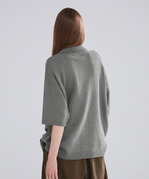 「LUENNA」 ニットカーディガン M ネイビー メンズ_画像7