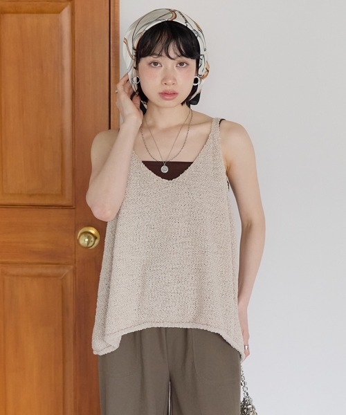 「HEART MARKET」 キャミソール FREE ブラック レディース_画像2