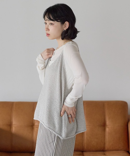 「HEART MARKET」 キャミソール FREE ブラック レディース_画像9