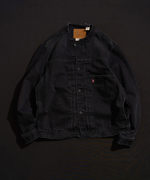 Levi's（リーバイス） デニムジャケット X-SMALL ブラック メンズ