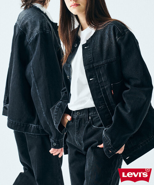 Levi's（リーバイス） デニムジャケット X-SMALL ブラック メンズ