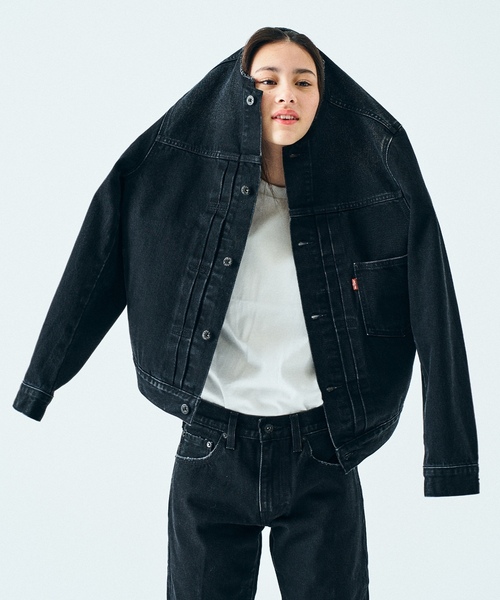 Levi's（リーバイス） デニムジャケット X-SMALL ブラック メンズ