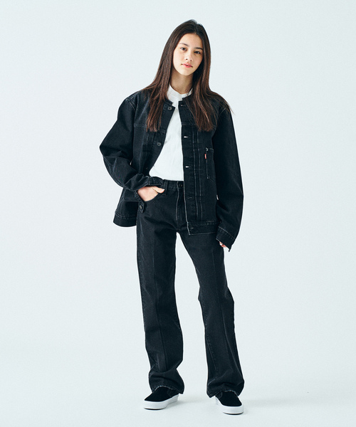 Levi's（リーバイス） デニムジャケット X-SMALL ブラック メンズ