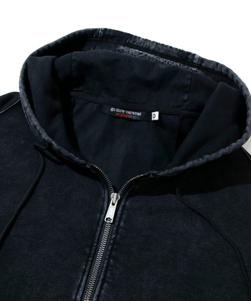 「go slow caravan」 ジップアップパーカー X-LARGE ブラック系その他2 メンズ_画像3