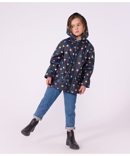 PETIT BATEAU（プチバトー） マウンテンパーカー アウター ハート 