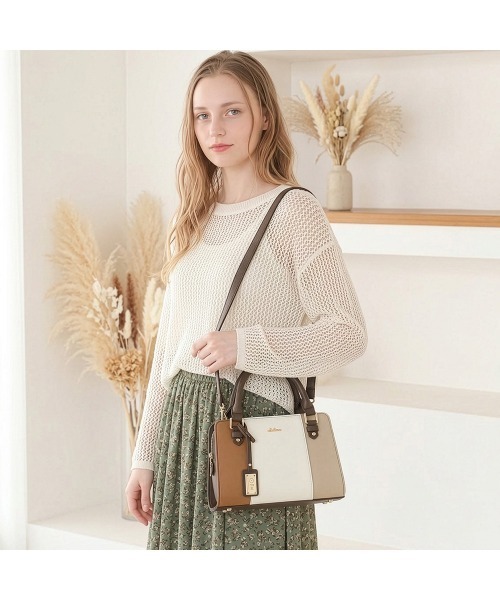 Clelia（クレリア） ショルダーバッグ バッグ トリコロールカラー