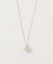 con affetto ネックレス K18ダイヤフラワーネックレス レディース